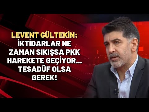 Levent Gültekin: İktidarlar ne zaman sıkışsa PKK hareket geçiyor... Tesadüf olsa gerek!