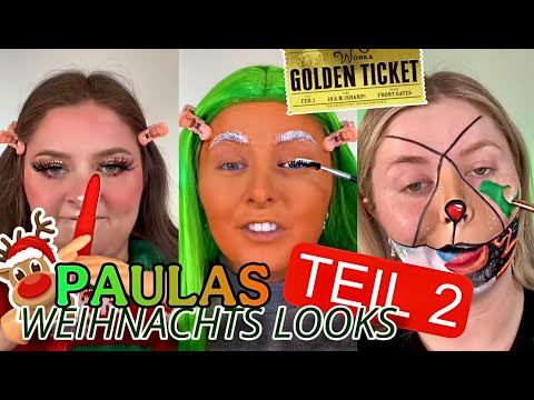 Paulas Weihnachts-Looks MIX 2 😱☃️ Rudolph, Ooma Loompa & vieles mehr! 💚😳