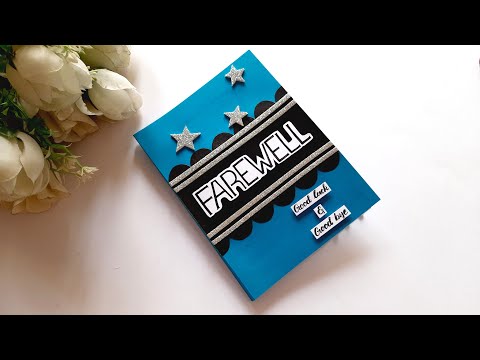 Handmade Farewell Card | Beautiful Greeting Card for Farewell Day | DIY Greeting Card | Tutorial