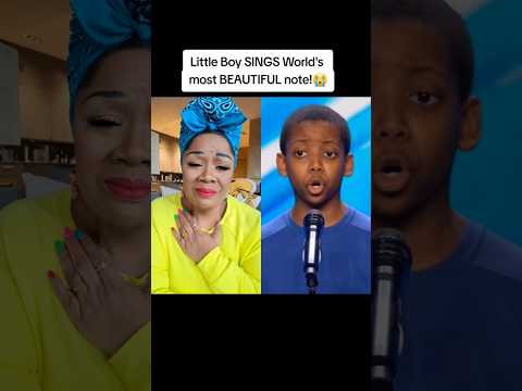 Little Boy Sings The Most BEAUTIFUL NOTE In The WORLD??!😲😍🎵