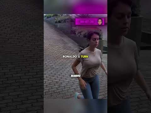 When Ronaldo JR VS Georgina VS Ronaldo speed race ๐๐ฅ #shorts