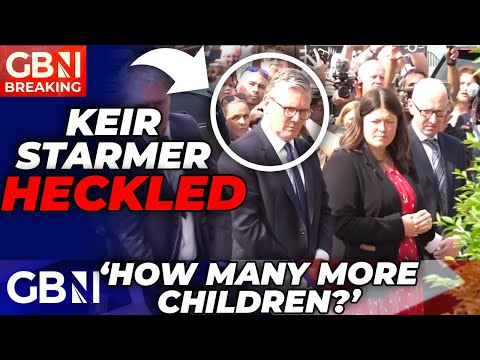 WATCH | Keir Starmer HECKLED whilst laying flowers in Southport: 'Is it MY children NEXT?'