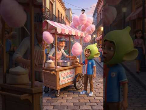 Así se hace una gran nube de azucar!