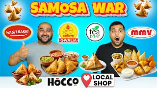 The Ultimate Samosa War | Trying Samosa From Big Brands | Viwa Food World