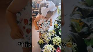When Your Toddler Is Obsessed With Flowers
