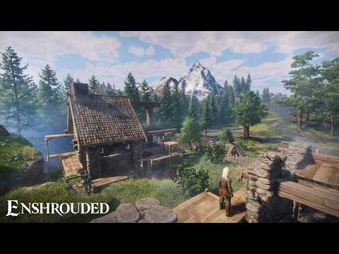 ENSHROUDED  ¿El MEJOR juego de Mundo Abierto, Construcción y Supervivencia?