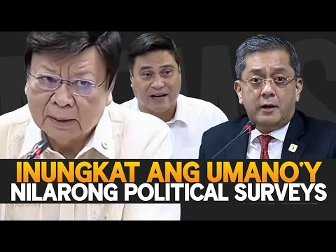 Senator Marcoleta inungkat ang umano'y nilarong political survey sa hearing ng committee on Finance
