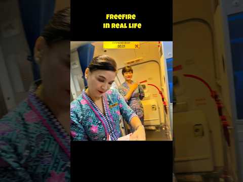 FreeFire Landing in Real Life😂 #freefire #roastedgaming