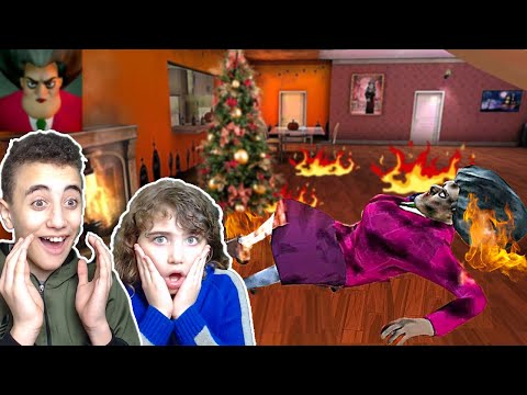 حرقنا المدرسة الشريرة 😂😈 4# | Scary Teacher