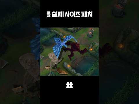 롤 실제 사이즈 패치 ㅋㅋㅋㅋㅋ