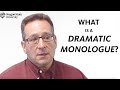 Dramatic Monologues and Lyric Poetry