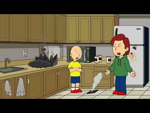 Caillou Puts His Dad's Cell Phone in the Toaster/Grounded