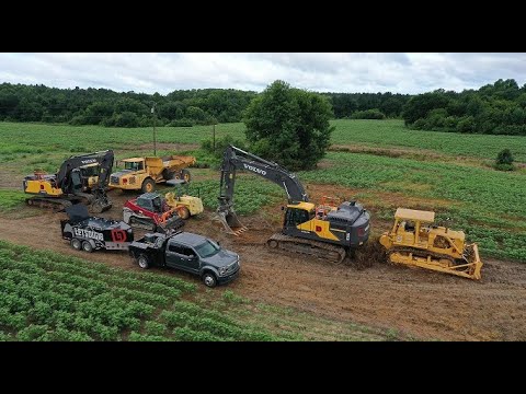 Breaking Ground On The 6 Acre Pond Build!