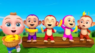 Con Khỉ - Chú Khỉ Con - Nhạc Thiếu Nhi Remix Vui Nhộn Cho Bé - Hoạt Hình Khỉ Con Vui Nhộn