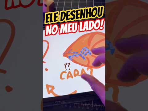 ELE ROUBOU O MEU DESENHO! #desenhando #arte #artworkout