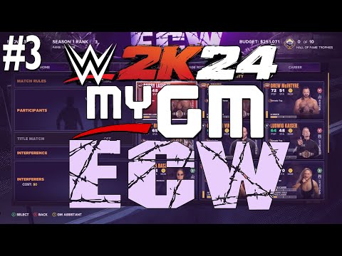 WWE 2K24 My GM Mode: Steady Decline - Episode 3