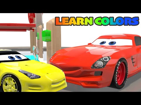 Learn Colors with Toy Cars | Fun Parking Lot Adventure for Kids | Tinydreams