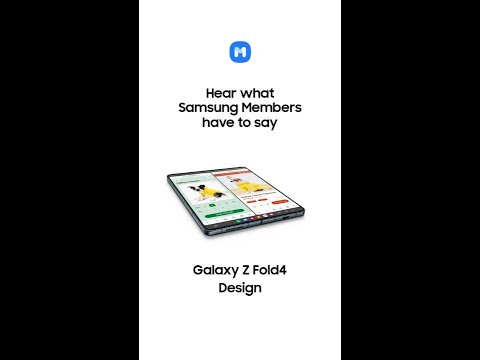 Galaxy Z Fold4: Samsung Members Review - Design | Samsung