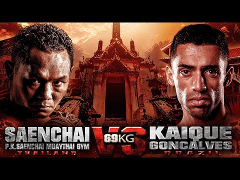 แสนชัย พี.เค.แสนชัยมวยไทยยิม VS ไคคีย์ กอนคาลเวส | THAI FIGHT คาดเชือก เพชรบุรี