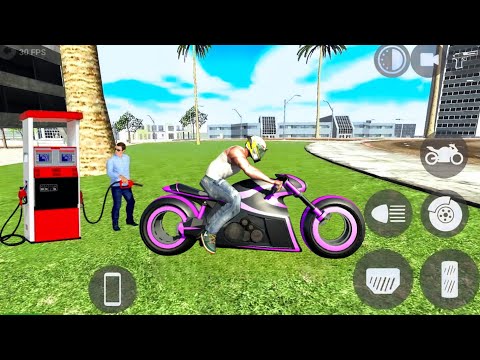 Tron Bike Bike Driving Games: Indian Bikes Driving Game 3D - Android Gameplay