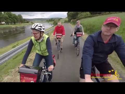 Radreisen Rückenwind auf dem Weser-Radweg [Video Impression]