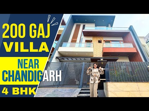 Luxury Villa | 4 Bedroom With Servant Room | 200 Gaj Home Design | Sector 125 Mohali