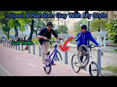 I Helped A Random Guy With My Style 😎Full Video | Akram Bmx Rider | #shortfilm #concept #bmx #rider