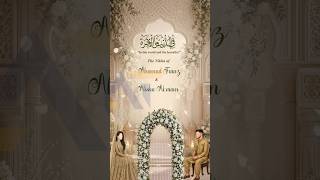 Muslim Wedding Invitation Video Template | Nikah Invite | Islamic Nikah Invitation Video |