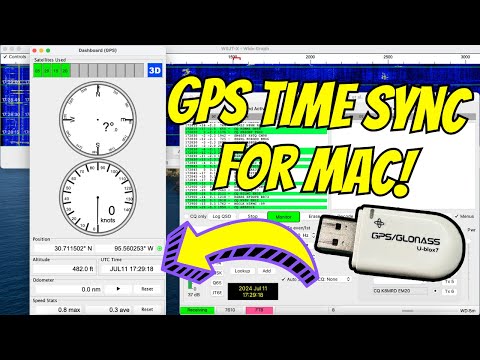 Off Grid GPS Time Sync On Mac With GPS Dashboard