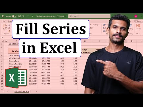 Fill Series in Excel