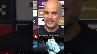 Guardiola mit Weihnachtsansage: "Werde ihr Gewicht kontrollieren" #shorts