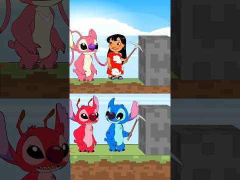 POV Good Guy and Bad Guy - Lilo and Angel vs Stitch and Leroy #stitch #funny #animation