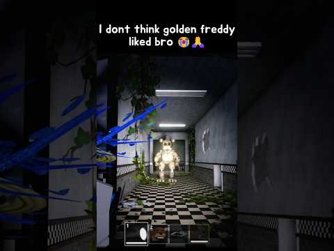 I dont think Golden Freddy like him 😭🙏 #fnaf