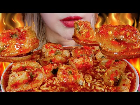 ASMR 💥🥵 MIE KSC TAHU ACI KUAH PEDAS🌶 SPICY KOREAN SPICY CHICKEN NOODLE WITH TAPIOCA TOFU