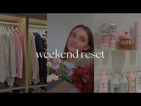 weekend reset | cleaning, sunday vibes, home refresh