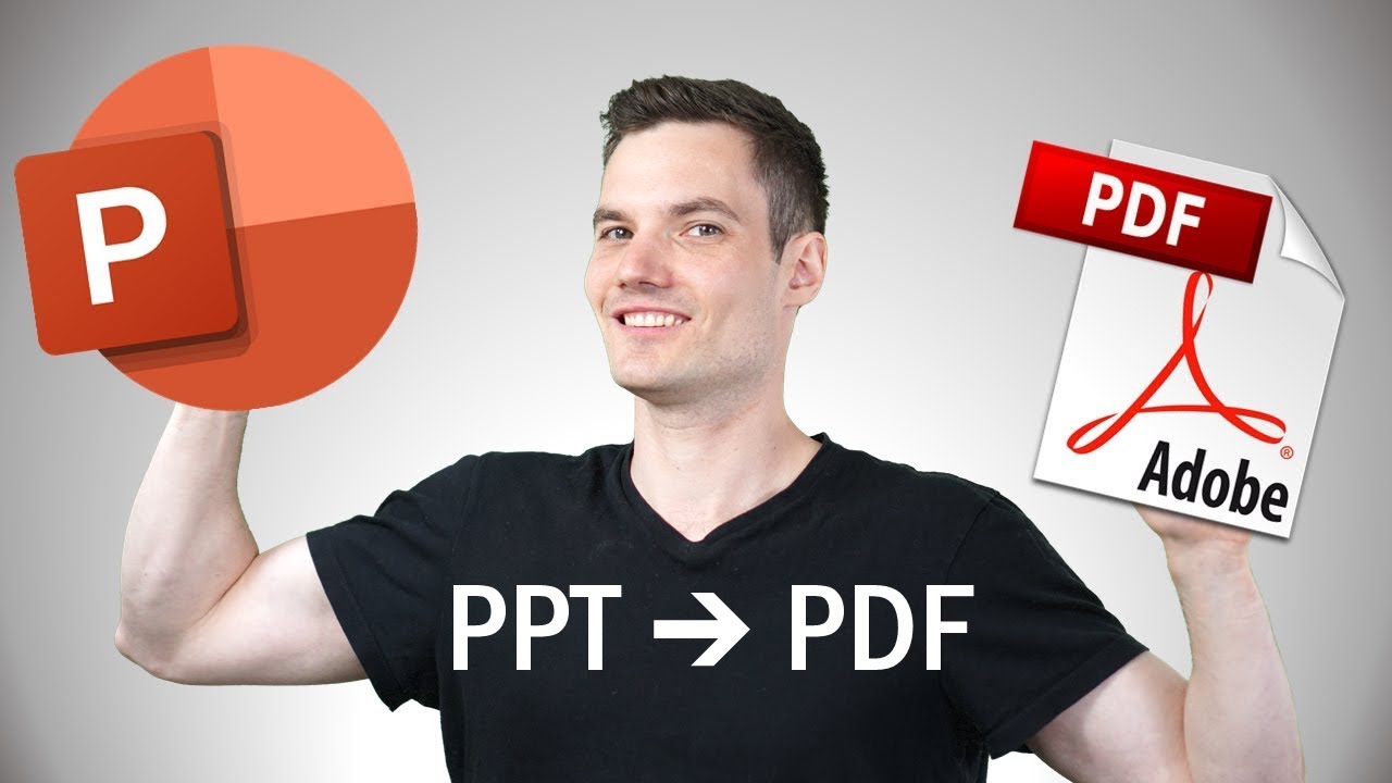 How to Save PowerPoint Presentation as PDF files (PPT to PDF) - Kevin ...