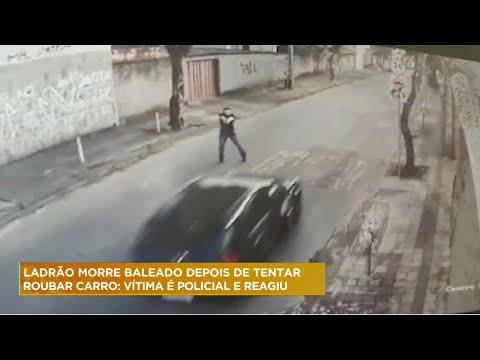 Policial penal reage a assalto e suspeito morre no local