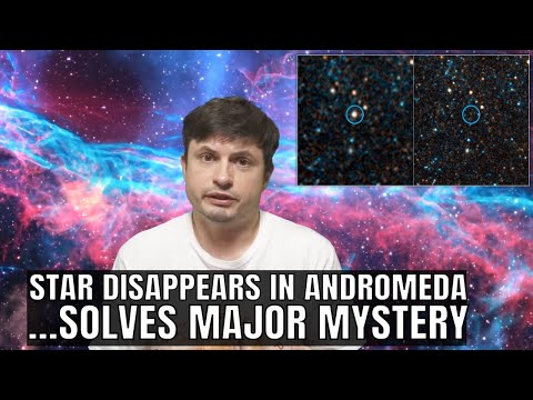 Disappearance of a Star in Andromeda Solves a Major Mystery