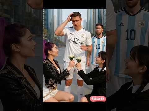 Wednesday Addams and Rumi propose Ronaldo..but Ronaldo response was mind blowing