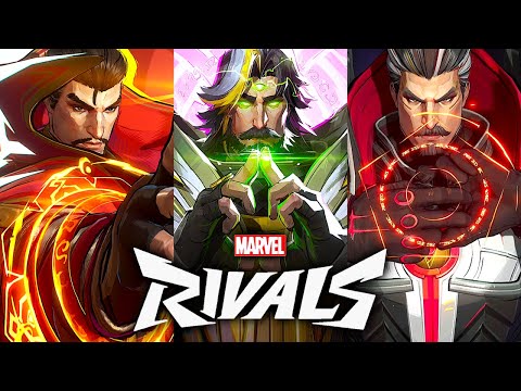 Marvel Rivals - All Doctor Strange Abilities, Skins, Emotes, Intro & MVP Animations (4K 60FPS)