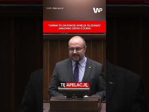 Jabłoński w Sejmie. Próbował wywołać ministra Żurka. "Powinien przyjść!" #sejm #polityka #pis