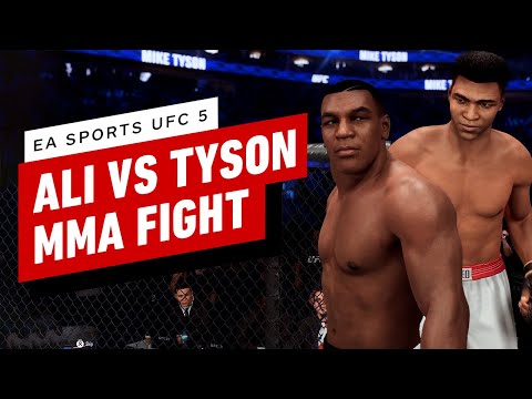 EA Sports UFC 5 Gameplay - Muhammad Ali vs Mike Tyson - 4K Full Fight Gameplay