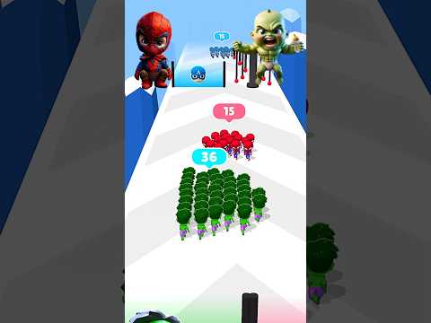 Superhero Run Battle 🦸♀️ Recruit your SuperBaby #dc #marvel #deadpool