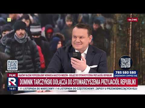 Dominik Tarczyński dołącza do stowarzyszenia przyjaciół Republiki