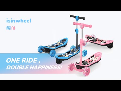 isinwheel 2-in-1 Electric Scooter - the Best Gift for Kids