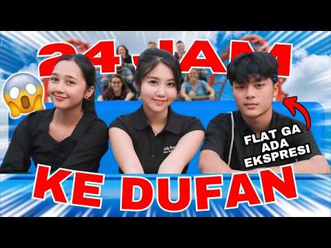 24 JAM VILMEI, SARTI DAN NARMAN NAIK SEMUA WAHANA DI DUFAN !! BERANI GA YA ?!