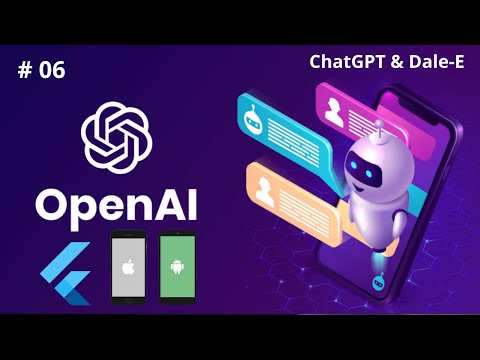 Add Icon to AppBar Flutter Tutorial | iOS & Android Virtual Assistant App using OpenAI ChatGPT DaleE