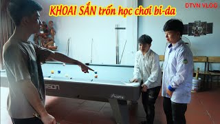 DTVN Vlog : (Tập 221 )Bài học nhớ đời cho kẻ giám bắt nạt trẻ trâu ( KHOAI SẮN TRỐN HỌC CHƠI BI.DA )