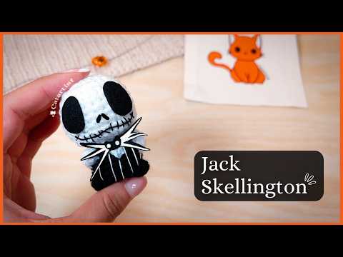 JACK SKELLINGTON Amigurumi 😱 El extraño mundo de Jack - Crochet Amigurumi Tutorial 🧡✅