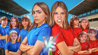 EQUIPO ROJO🔴VS 🔵AZUL (CON MIS SEGUIDORES)